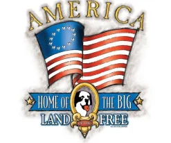 Big Dogs Patriotic|Big Attitude|Home Of The Big T-Shirt