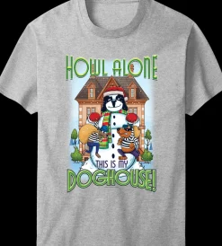 Big Dogs Holiday|Parody|Howl Alone T-shirt
