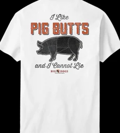 Big Dogs Food & Drink|Humor|I Like Pig Butts BBQ T-Shirt