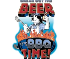 Big Dogs Food & Drink|It Is BBQ Time T-Shirt