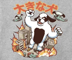 Big Dogs Long Sleeve Tees|Kaiju Dog Long Sleeve T-shirt