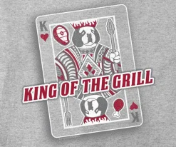 Big Dogs Food & Drink|King Of The Grill Card T-Shirt