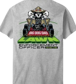 Big Dogs Hobby|Humor|Lawn Enforcement Officer T-Shirt