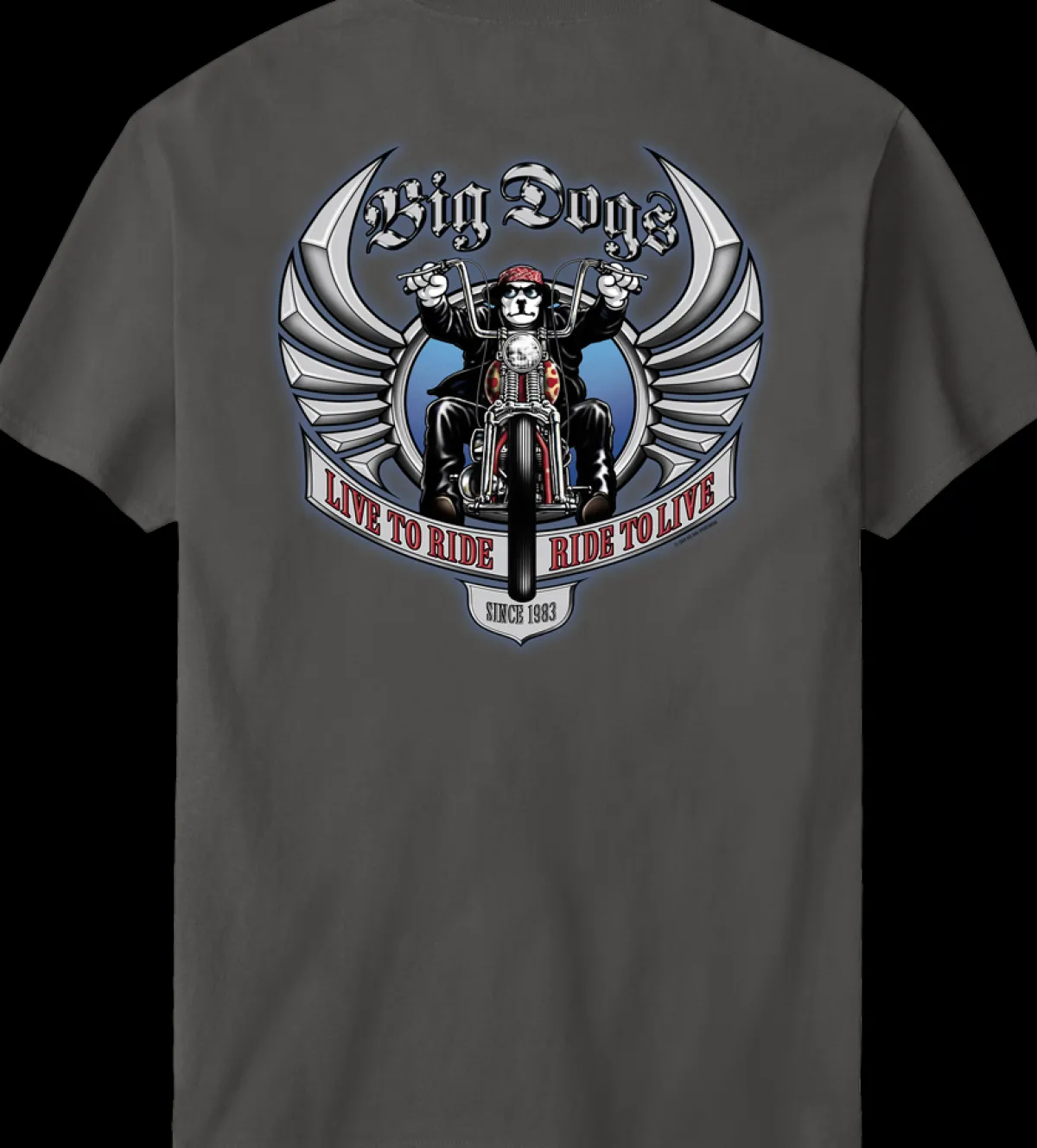 Big Dogs Hobby|Live To Ride T-Shirt