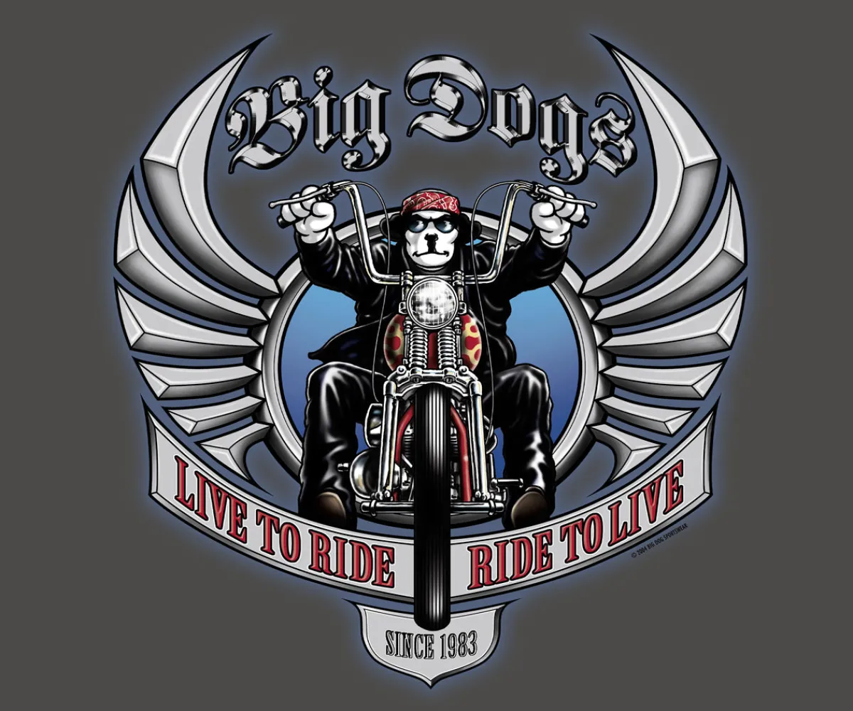 Big Dogs Hobby|Live To Ride T-Shirt