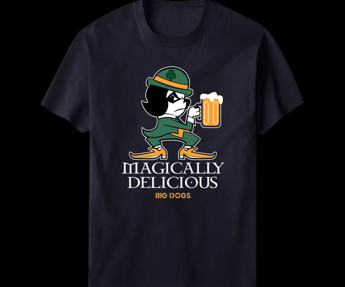 Big Dogs Food & Drink|St. Patrick's|Magically Delicious T-shirt