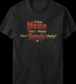 Women Big Dogs Women's Tees|Humor|Mama Aint Happy T-shirt