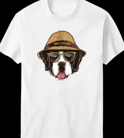 Big Dogs Big Attitude|Panama Dog T-shirt