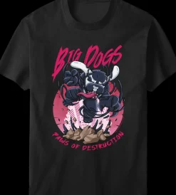Big Dogs Parody|Paws Of Destruction T-Shirt