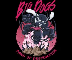 Big Dogs Parody|Paws Of Destruction T-Shirt