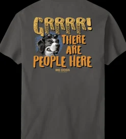 Big Dogs Big Attitude|People Here T-Shirt