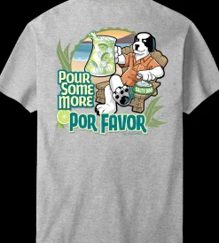 Big Dogs Food & Drink|Pour Some More Por Favor T-Shirt