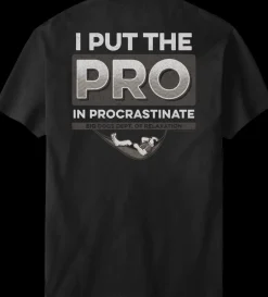 Big Dogs Dept Of Relaxation|Procrastinate T-Shirt