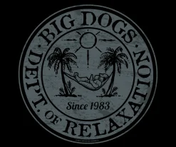 Big Dogs Dept Of Relaxation|Relaxation Badge T-shirt