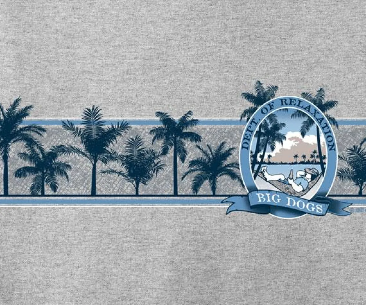Big Dogs Chest Stripe|Dept Of Relaxation|Relaxation Chest Stripe T-Shirt