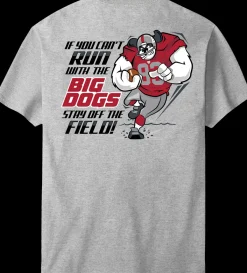 Big Dogs Sports|Run With The Football T-Shirt