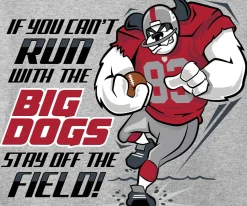 Big Dogs Sports|Run With The Football T-Shirt