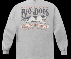 Big Dogs Long Sleeve Tees|Run With Vintage Long Sleeve T-shirt
