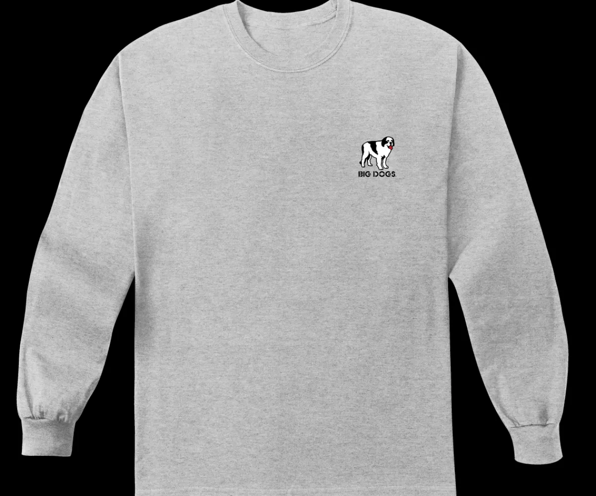Big Dogs Long Sleeve Tees|Run With Vintage Long Sleeve T-shirt