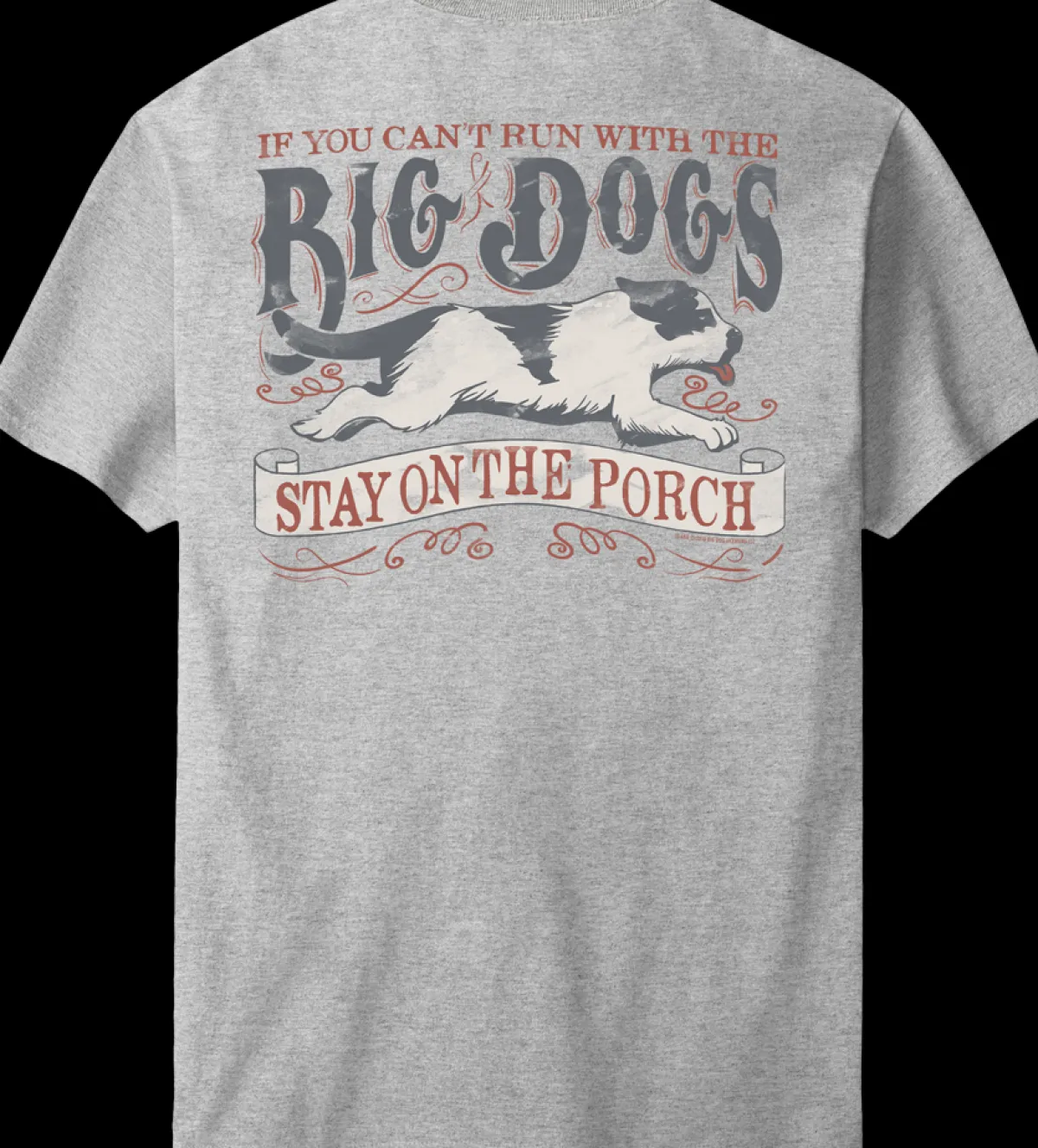 Big Dogs Logo Tees|Run With Vintage T-Shirt