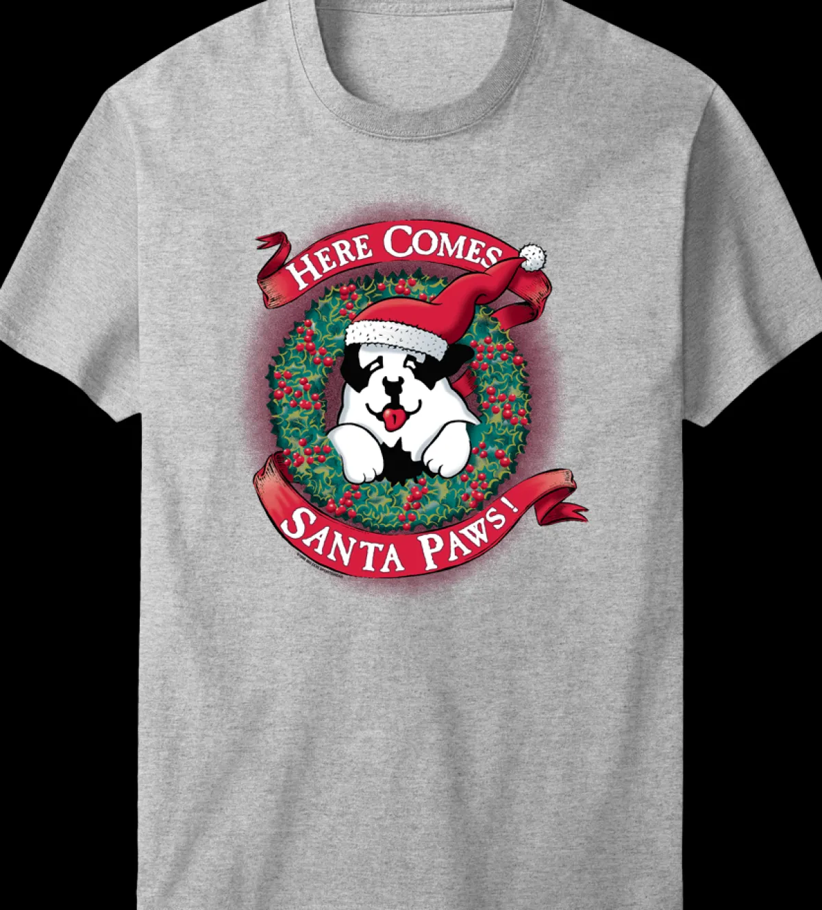 Big Dogs Holiday|Santa Paws T-Shirt