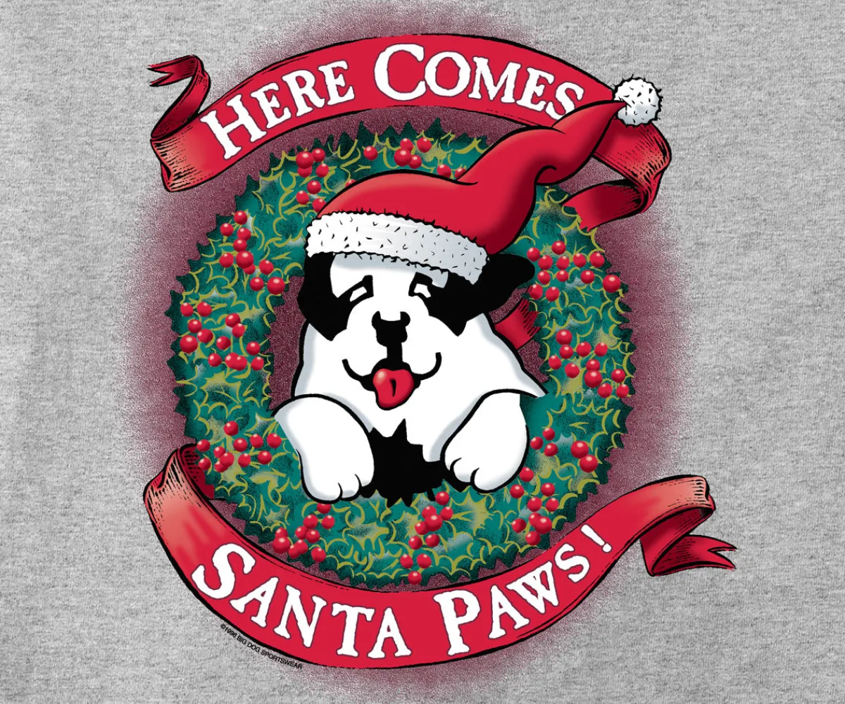 Big Dogs Holiday|Santa Paws T-Shirt