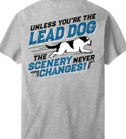 Big Dogs Logo Tees|Big Attitude|Scenery Never Changes T-Shirt
