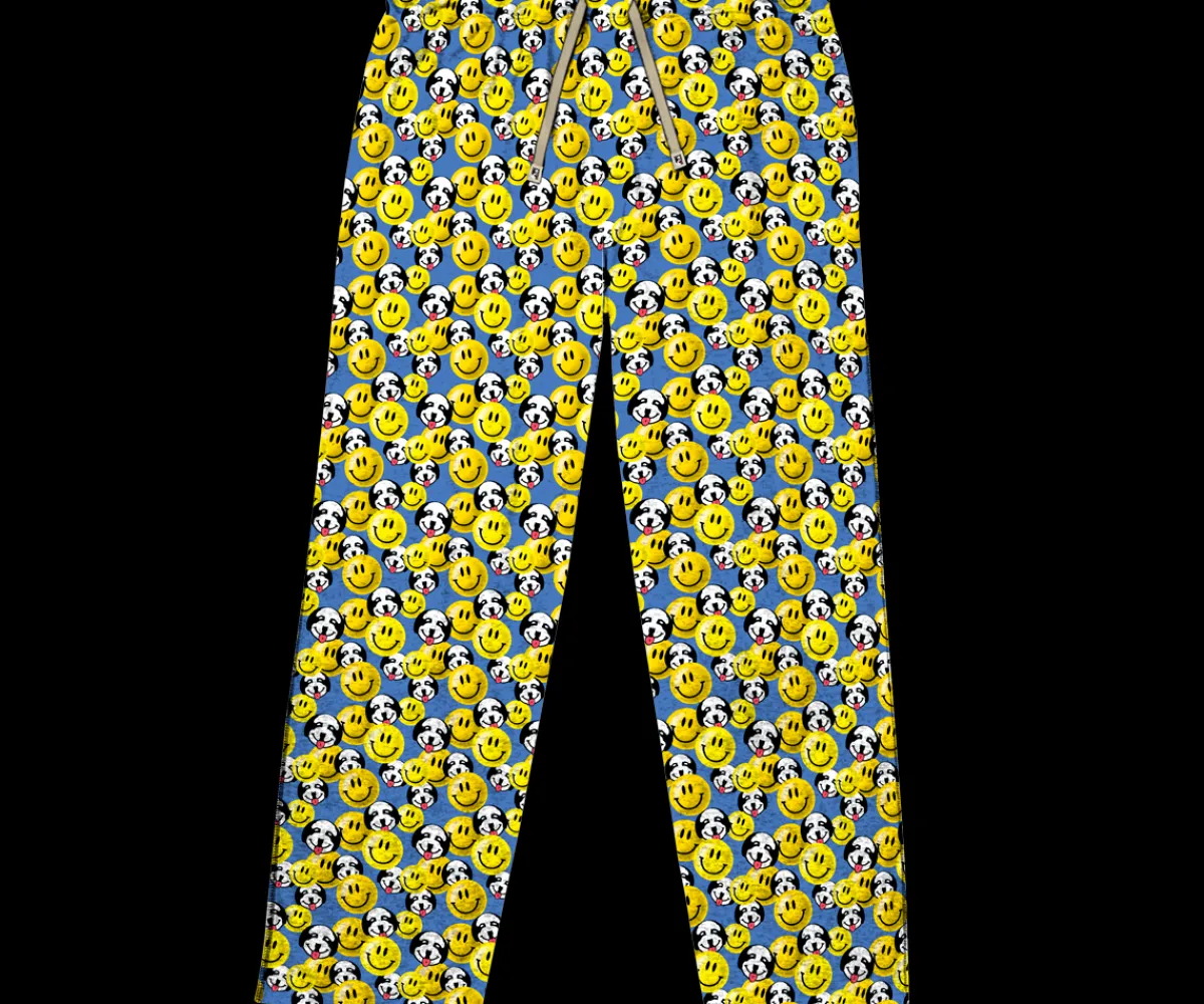 Big Dogs Big Dogs Lounge Pants|Smiley Faces Knit Lounge Pants