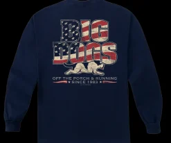 Big Dogs Long Sleeve Tees|SNS Off The Porch Long Sleeve T-Shirt