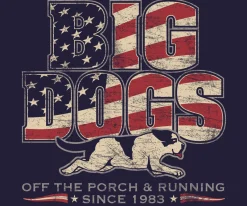 Big Dogs Patriotic|Sns Off The Porch T-Shirt