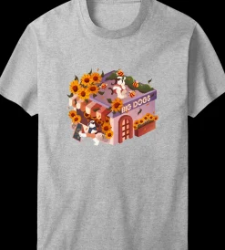 Women Big Dogs Women's Tees|Sunflowers Flower Shop T-shirt