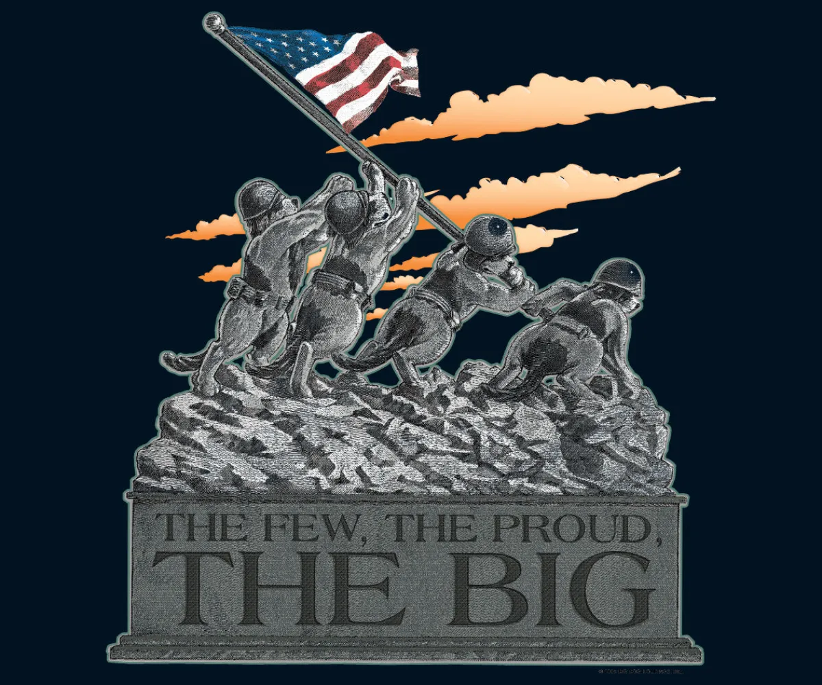 Big Dogs Occupation|The Few The Proud The Big T-Shirt