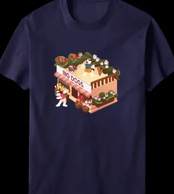 Women Big Dogs Women's Tees|Tulips Flower Shop T-shirt