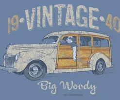 Big Dogs Hobby|Vintage Woody T-Shirt