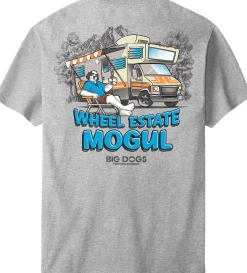 Big Dogs Hobby|Humor|Wheel Estate Mogul T-Shirt