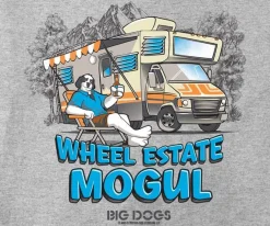Big Dogs Hobby|Humor|Wheel Estate Mogul T-Shirt