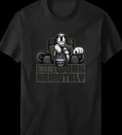 Big Dogs Humor|Work Remotely T-shirt