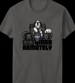Big Dogs Humor|Work Remotely T-shirt