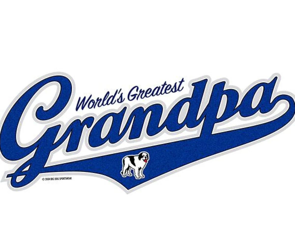 Big Dogs Big Attitude|Worlds Greatest Grandpa T-Shirt